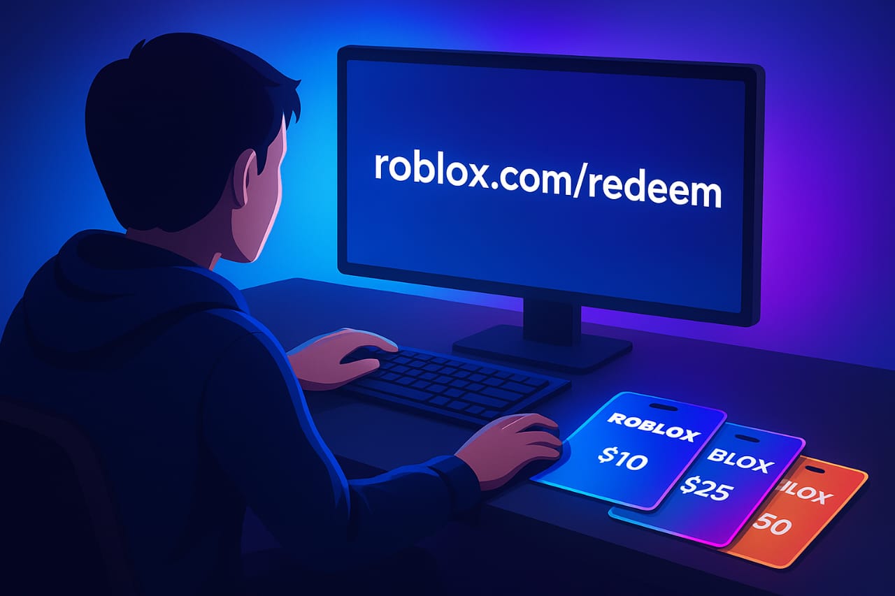 roblox gift card redeem